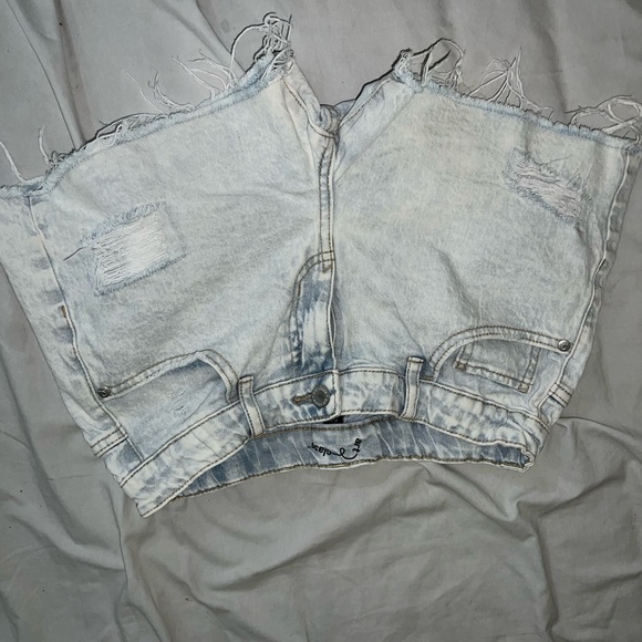 Art Class Light Blue Denim Shorts - Picture 1 of 4